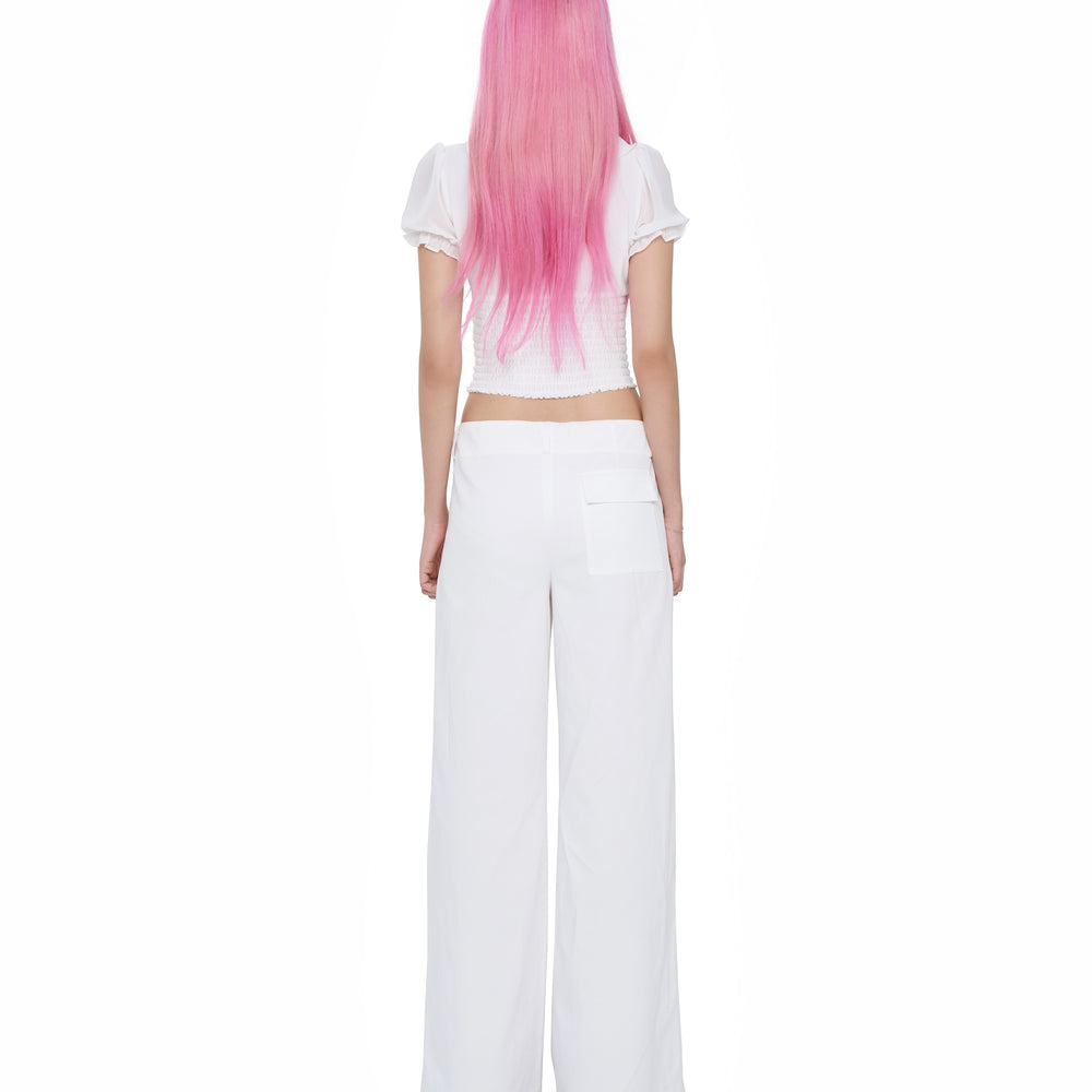 
                      
                        White Sylvie Pants
                      
                    