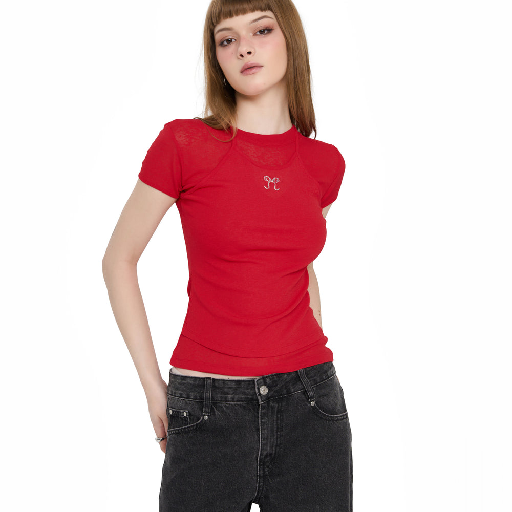 
                      
                        Red Clara Top
                      
                    