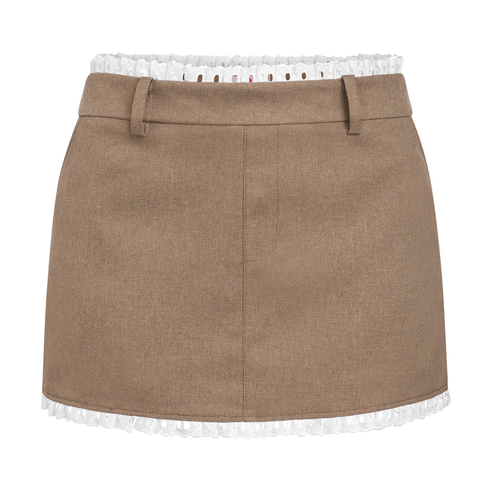 Brown Peri Skort